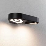 Paulmann LED-Sensor-Wandlampe Silma anthrazit 2-flammig IP44