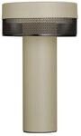 LED-Tischlampe Mesh Akku, H&ouml;he 24cm, sand/schwarz