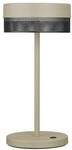 LED-Tischleuchte Mesh Akku, H&ouml;he 30cm sand/schwarz