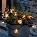 LED-Lichterkette Gl&uuml;hfadenoptik bernstein 10-flg.