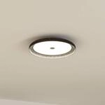 Paulmann LED-Deckenlampe Zarina, anthrazit, Filz, 3-step-dim