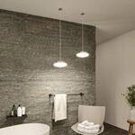 Paulmann Luena LED-H&auml;ngeleuchte IP44 chrom &Oslash;25cm