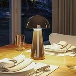 Paulmann LED-Akku-Tischlampe Onzo, schwarz, Kunststoff, IP44