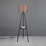 Stehleuchte Colette Dreibeinfu&szlig;, schwarz/taupe