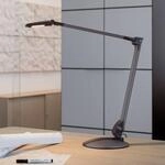 LED-Schreibtischlampe MAULoptimus anthrazit Standfu&szlig; dim CCT