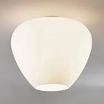 Lindby Deckenlampe Bibiane, opalwei&szlig;, Glas, &Oslash; 38 cm, E27