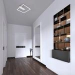 LED-Deckenleuchte 3771 in Rahmenform, alu