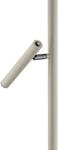 LED-Stehleuchte Streak, 2-fl. mit Dimmer, sand