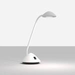 LED-Tischleuchte MAULarc, wei&szlig;, H&ouml;he 38 cm, flexibel