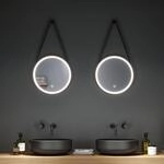 Paulmann Miro LED-Hangspiegel CCT &Oslash;40cm Framelight