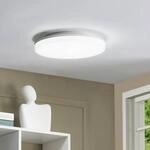 Prios LED-Deckenlampe Artin, &Oslash; 28 cm, wei&szlig;, CCT, IP65