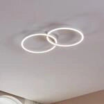 LED-Deckenlampe Armandolo, wei&szlig;, L&auml;nge 67 cm, CCT, RGB