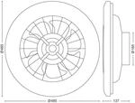 Philips LED-Deckenventilator Amigo, wei&szlig;, 49 cm, CCT, DC
