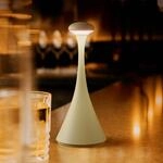 LED-Akkutischleuchte Nudrop mini, salbeigr&uuml;n, IP54, dimmbar