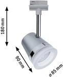 Paulmann URail Cone, ZigBee, CCT, chrom matt