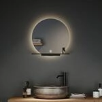 Paulmann Miro LED-Wandspiegel CCT &Oslash;50cm Backlight
