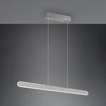 LED-H&auml;ngelampe Helios, alu, h&ouml;henverstellbar, dimmbar, CCT
