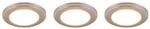 LED-Einbaudownlight Argus RGBW Remote 3er chrom