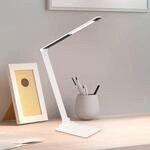 LED-Tischleuchte Travis, wei&szlig;, CCT, dimmbar, Touch, USB
