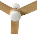 Deckenventilator Punt M DC LED wei&szlig;/Holz hell