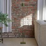 LED-Akku-Stehlampe Nuindie IP54 120 cm rund USB-C tannengr&uuml;n