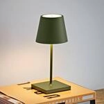 LED-Akkutischlampe Nuindie mini, USB-C, tannengr&uuml;n, dimmbar