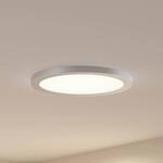 Prios LED-Deckenlampe Aureka, &Oslash; 33 cm, silber, Metall