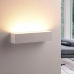 Lindby Wandleuchte Santino, 35 cm, Gips, G9, bemalbar