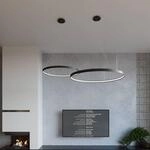 LED-H&auml;ngeleuchte Rio 110 waagerecht 4.000K schwarz