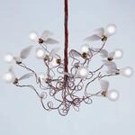 Ingo Maurer Birdie - LED-H&auml;ngeleuchte, Kabel rot