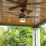 LED-Deckenventilator Ahrendale, IP44