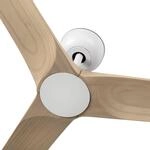 Deckenventilator Heywood S, DC, wei&szlig;/Holz hell