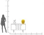 KARE Vase Lemon Juice, H&ouml;he 40 cm, &Oslash; 31 cm, Porzellan, gelb