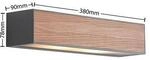 Arcchio Miraz Wandleuchte, E27, Holzoptik Arcchio Miraz Wandleuchte, E27, Holzoptik