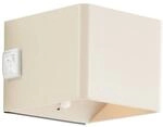 LED-Akku-Au&szlig;enwandlampe Iseo, beige, Breite 10 cm, Sensor