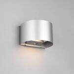 LED-Akku-Au&szlig;enwandlampe Talent, titanfarben, Breite 16 cm