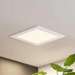 Prios LED-Einbaulampe Helina, wei&szlig;, 22 cm, 24 W, dimmbar