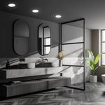 LED-Deckeneinbauspot Kulana Mini IP44 3er wei&szlig;