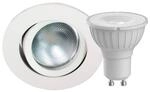 Megatron DecoclicSet LED-Einbauspot GU10 5W wei&szlig;