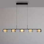 Paul Neuhaus LED-H&auml;ngelampe Rika, 119 cm, Glas, dimmbar
