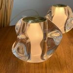 LOOM DESIGN LED-Akku-Tischlampe Ice Ball goldfarben &Oslash; 10,5cm