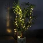 LED-Lichterkette Benni, wei&szlig;, 10 m, ausziehbar, Akku