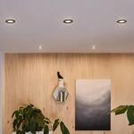Paulmann Einbaulampe Nova Plus schwarz &Oslash; 9cm GU5.3/GU10 IP65