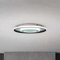 LED-Deckenlampe Livana, wei&szlig;/schwarz, &Oslash; 50 cm, CCT, dimmbar