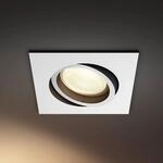 Philips Hue Einbauspot Centura, wei&szlig;, 9x9 cm, CCT, RGB, GU10