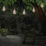 LED-Solar-Lichterkette Gl&uuml;hbirne, 10-flg.