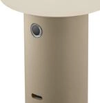 LED-Akku-Tischleuchte Tiny-B, sandfarben, H&ouml;he 13 cm, IP54