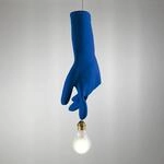 Ingo Maurer Blue Luzy LED-H&auml;ngeleuchte blau