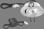 EVN PC20 Einbaulampe rund Phasendimmer 3000K alu