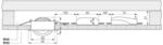 LED-Deckeneinbauleuchte Dione, IP44, 4.000 K, schwarz, dim
